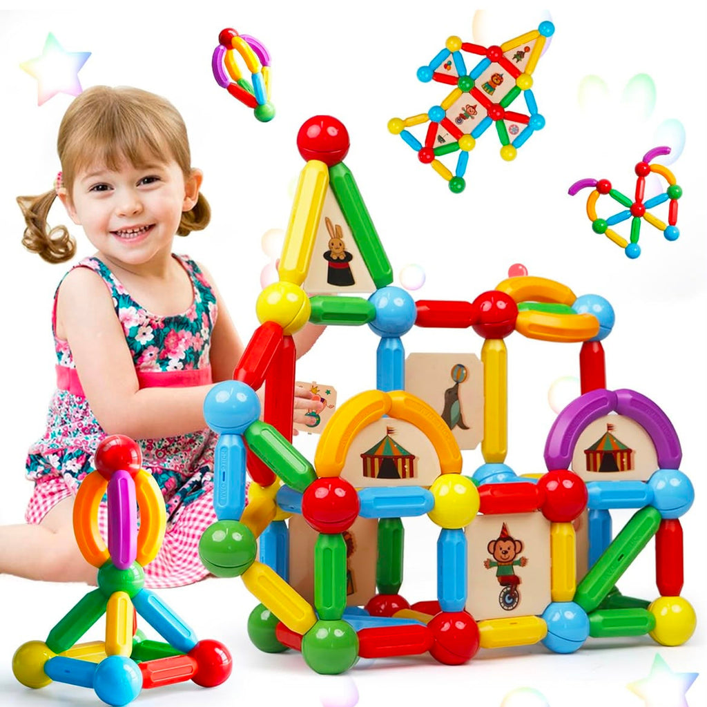 Magnetic Sticks & Balls Building Set